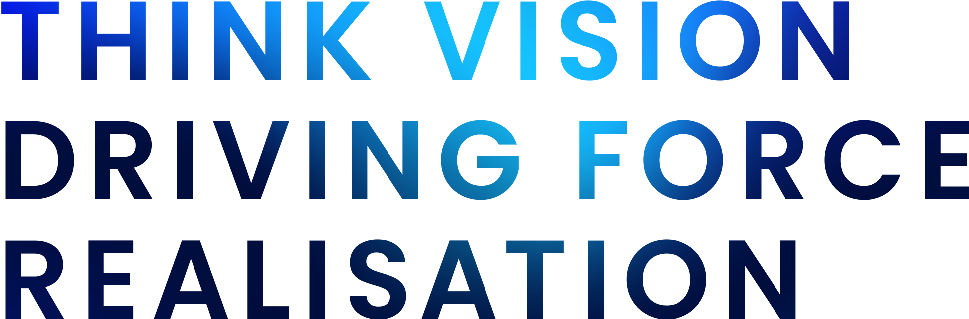 THINK VISION DRIVING FORCE REALISATION